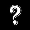 Cache-bouteille - chaussette blind test noire marquage BLANC "POINT D'INTERROGATION"