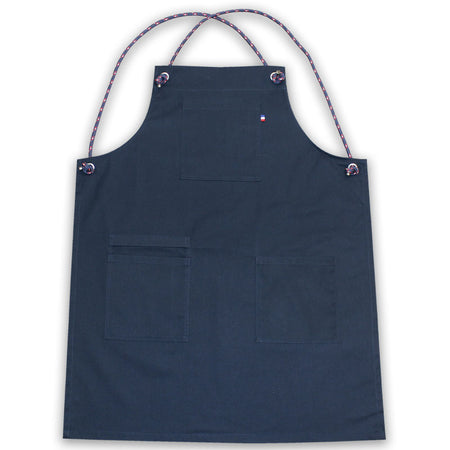Tablier Bleu Marine | Bretelles Encre Capitaine